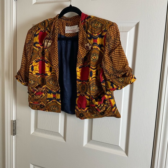 Componix petites Women's Multicolor blazer size 8 - Picture 2 of 8